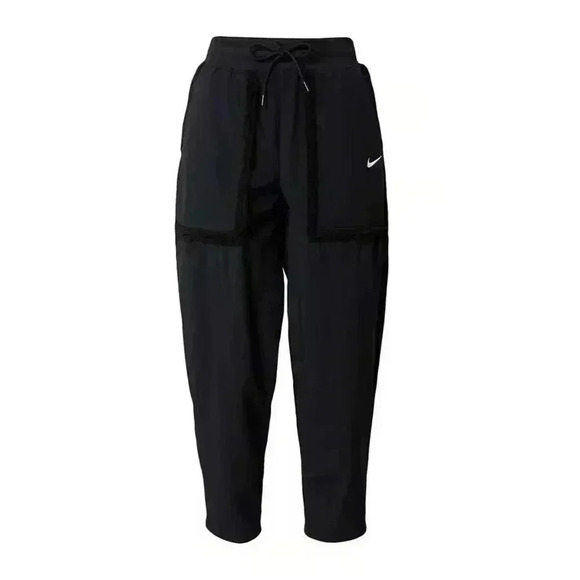 Nike Women's Small Sportswear Essential Woven High Rise Pants Black DQ6809-010 - Picture 5 of 10
